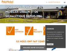 Tablet Screenshot of polymobyl.com